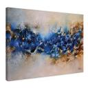 Canvasbillede Blå-gyldent samspil - Fedrau