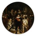 Wandcirkel Rembrandt - de Nachtwacht