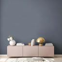 Papel pintado dormitorio azul - papel pintado moderno no tejido con aspecto de tela 