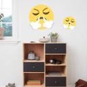 Muursticker Emoji Frustrated Face
