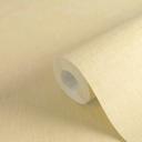 Papel pintado de tejido-no tejido con aspecto de lino crema - Papel pintado monocolor para un interiorismo elegante