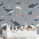 Mundo submarino marítimo - ballenas y animales marinos - Kikki Belle