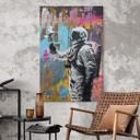 Lienzo Astronauta con paloma | Collage digital - Kuryliuk