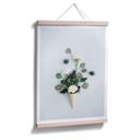 Plakat - Flowers in an Ice Cream Cone - Blå