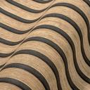 3D tapet træpaneler - non-woven tapet træ look fra A.S. Creation Beige, sort, brun
