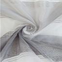 Homing Vorhang mit verdeckten Schlaufen Marley weiß, grau, silber -  2,45 x 1,4 m