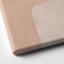 Lienzo abstracción boho en beige-marrón | moca - Costa