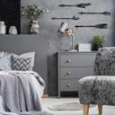 Decoración acrílica flechas indias (set de 4)
