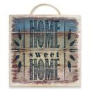Cuadro de madera Home Sweet Home 1 - 40x41,5 cm