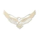 Décoration en bois - Aigle - Placage de peuplier