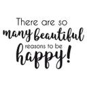 Wallsticker - There are so many beautiful reasons...
