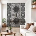 Separador de ambientes, biombo, pantalla de privacidad colgante Adorno de mandala
