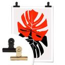 Póster Kubistika - Dúo Monstera