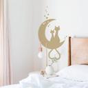Sticker mural - Amoureux sur la lune