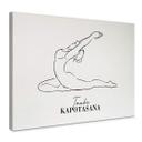 Tableau sur toile Yoga - Pigeon