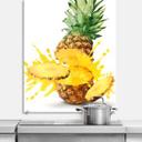 Stænkplade - Splashing Pineapple - Højkant