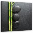 Canvasbillede, Bambus Zen Stones Wellness