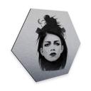 Hexagon Alu-Dibond sølveffekt - Ireland - Undone