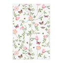 Póster de tela Rosas de Navidad rosas en primavera - UN Designs