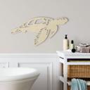 Decoración en madera chopo - tortuga