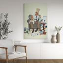 Leinwandbild Kurt Ard - Wo bleibt Mama denn (1960) - 70x100 cm