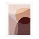 Póster Formas abstractas en cálidos tonos tierra - Böhmer