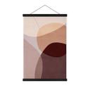 Póster de tela Formas abstractas en cálidos tonos tierra - Böhmer