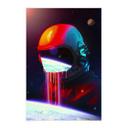 Póster de tela astronauta con vista a la tierra - Nicebleed
