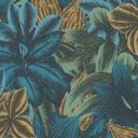 Papel pintado no tejido hojas azul verde jungla papel pintado amarillo naturaleza hojas cocina