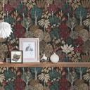 Architects Paper Floral Impression - Papier peint intissé jungle, noir