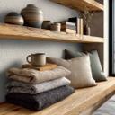 Papier peint intissé Jan Studio Sense & Surface tressage gris blanc - Stud!o tissu rotin gris clair