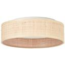 Deckenleuchte Yori, braun, 9 x 28 cm, Holz Deckenlampe, dimmbar