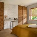 Paraiso brunt non-woven tapet