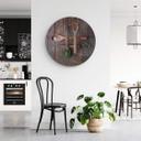 Tableau sur verre Aleksandrova - Epices diverses - Rond