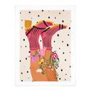 Póster sock love meets flower power - Mokate