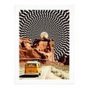 Póster Roadtrip - Viaje a la luna - Taudalpoi