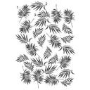 Muursticker set Palmbladeren 28-delig