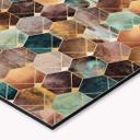 Keukenachterwand Fredriksson - Gold & Copper Hexagons
