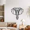 Muursticker Origami Olifant