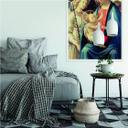Zelfklevende Poster - Botticelli - Madonna met Kind
