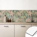Stænkplade til køkken jungle med papegøjer grøn - Bloomery Decor