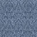 Ikke-vævet tapet Ornamental Ornamental Classic mat i blå 