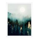 Póster SpaceFrog Designs - Bosque brumoso