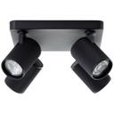 Spotbalken Leonardo, schwarz, 12,1 x 22 cm, Metall Deckenstrahler