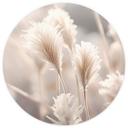 Tapet cirkel Treechild - Pastelfarvede græsser - vliesetapet/selvklæbende non-woven tapet