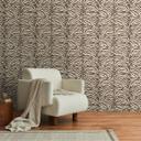 Zebra tapet brun beige - tapet med mønster i dyreprint - Ikke-vævet tapet safari-look