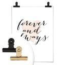 Póster Confetti & Cream - Para siempre jamás