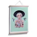 Plakat - Korenkova - Boho Girl 2 Mint