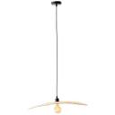 Bambus Pendelleuchte Jonte, braun,  ⌀ 60 cm, Pendellampe