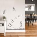 Sticker mural - Set de football